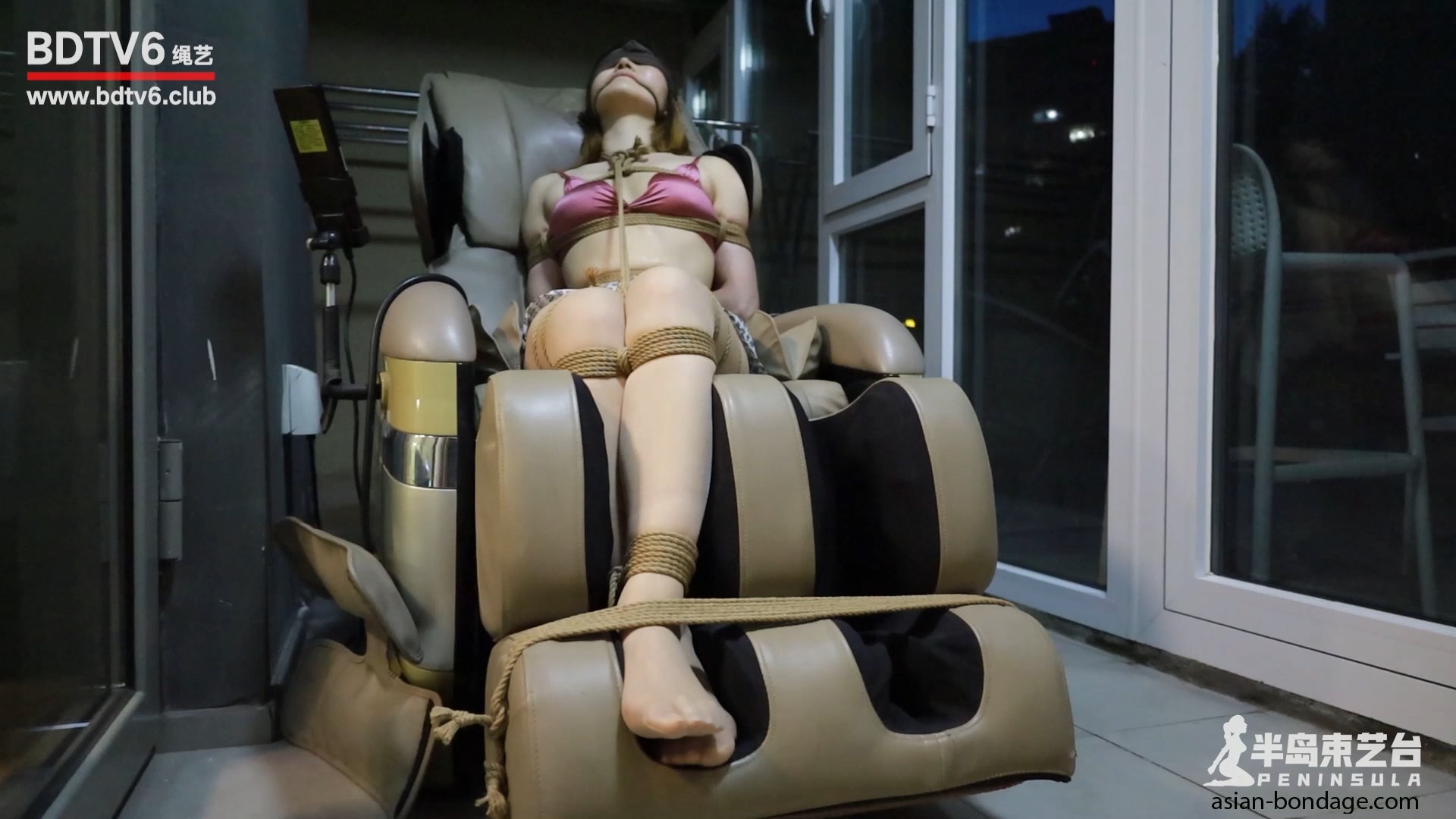 Massage chair bondage